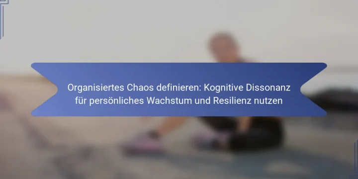 Organisiertes Chaos definieren: Kognitive Dissonanz für persönliches Wachstum und Resilienz nutzen