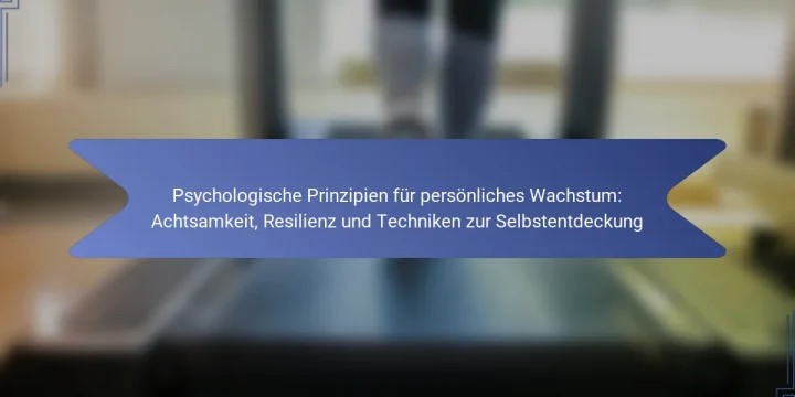 Psychologische Prinzipien für persönliches Wachstum: Achtsamkeit, Resilienz und Techniken zur Selbstentdeckung